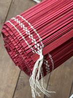 Felgekleurde rieten mat, roze, tafelloper, wand jaren '60, Ophalen of Verzenden