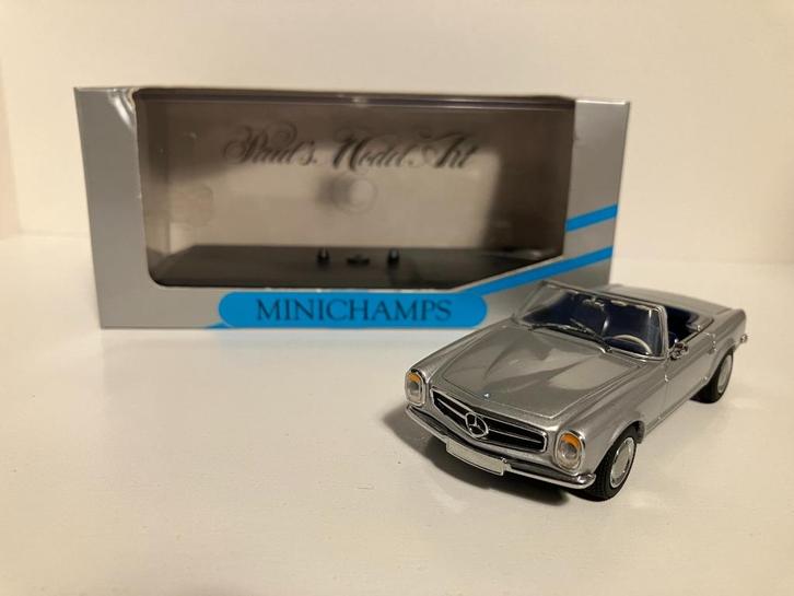 Mercedes 280SL Pagode van 1963  1/43 Minichamp, Hobby en Vrije tijd, Modelauto's | 1:43, Nieuw, Auto, MiniChamps, Ophalen of Verzenden