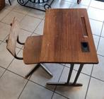 Schooltafel en stoel, Ophalen