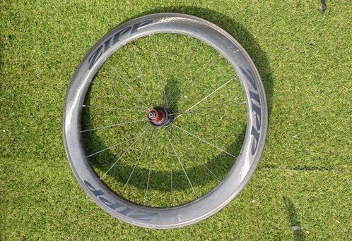 Zipp Firecrest 404 achterwiel en Supra 55 Elite full carbon., Fietsen en Brommers, Fietsonderdelen, Gebruikt, Racefiets, Wiel