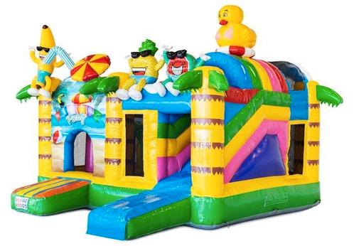 Springkussen multiplay summer party huren / te huur, Hobby en Vrije tijd, Feestartikelen | Verhuur, Nieuw, Overige, Ophalen