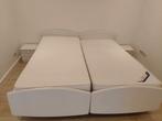 STEVIG BED 180x200 cm met mattrassen / perfect staan, Huis en Inrichting, Ophalen, Zo goed als nieuw, Tweepersoons, 180 cm
