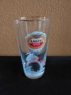 Amstel bierglas - Vrolijke Feestdagen editie, Verzamelen, Biermerken, Ophalen of Verzenden, Gebruikt, Glas of Glazen, Amstel