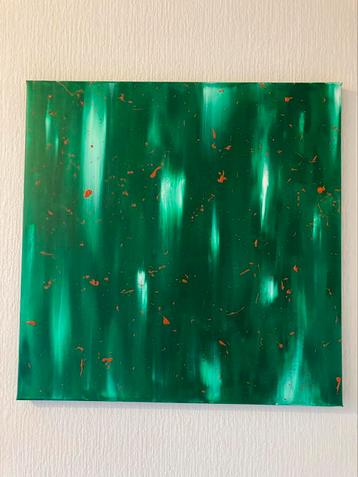 Uniek abstract schilderij (50x50) beschikbaar voor biedingen