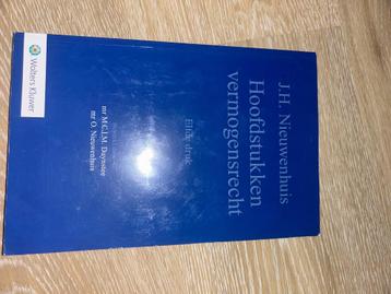 J.H. Nieuwenhuis Hoofdstukken Vermogensrecht elfde druk  beschikbaar voor biedingen