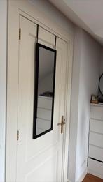 Deurspiegel zwart, Huis en Inrichting, Woonaccessoires | Spiegels, Minder dan 50 cm, Gebruikt, Ophalen of Verzenden, Minder dan 100 cm