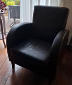 Lederen Fauteuil - Donkerbruin, Huis en Inrichting, Ophalen, Gebruikt, 75 tot 100 cm, Modern