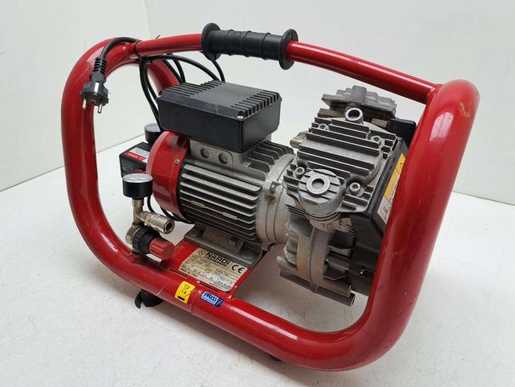 Nardi Extreme 3T draagbare olievrije zuigercompressor 230V, Doe-het-zelf en Verbouw, Compressors, Gebruikt, 6 tot 10 bar, 200 tot 400 liter/min