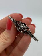 X323 Prachtige zilveren streekdracht broche, Sieraden, Tassen en Uiterlijk, Antieke sieraden, Ophalen of Verzenden, Zilver, Broche
