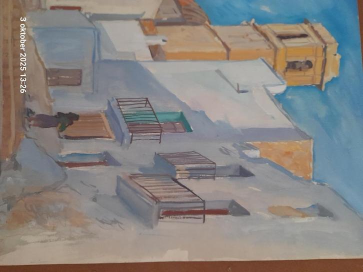 Arnoldus Paashuis aquarel, Antiek en Kunst, Kunst | Schilderijen | Klassiek, Ophalen of Verzenden