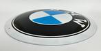 BMW logo rond relief reclamebord van metaal wandbord deco, Ophalen of Verzenden, Nieuw, Auto's
