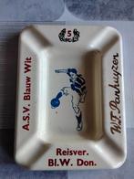 Emaille asbak, ASV blauw wit, Ophalen of Verzenden