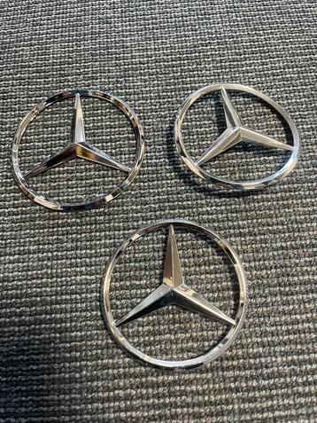 Mercedes ster zilver chroom a-klasse w177 w222 glc x253 beschikbaar voor biedingen