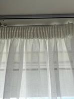 Nieuwe Witte Vitragegordijnen, Minder dan 50 cm, Wit, Ophalen of Verzenden, Zo goed als nieuw