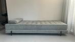 Daybed / slaapbank grijs met kussen, Ophalen, Zo goed als nieuw, 180 cm of meer, 70 tot 85 cm