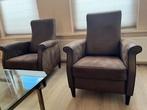 Twee Fauteuils microleer, Huis en Inrichting, Fauteuils, Ophalen, Overige materialen, Gebruikt, 75 tot 100 cm