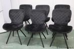 Online Veiling: Eetkamerstoel - gestoffeerd - 6 stuks, Huis en Inrichting, Stoelen, Gebruikt