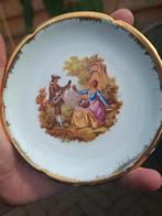 Limoges Frankrijk porseleinen schaaltje met vergulde rand, Antiek en Kunst, Antiek | Porselein, Ophalen of Verzenden