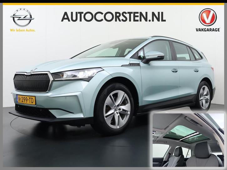 Skoda Enyaq iV 60 Pano-Dak Camera Navi Trekhaak Ecc Apple Ca, Auto's, Skoda, Bedrijf, Te koop, Enyaq, ABS, Achteruitrijcamera