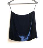 H@M Clothes mooie korte rok donkerblauw fluweel 38, Maat 38/40 (M), H&M, Blauw, Ophalen of Verzenden
