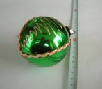 oude glas kerstbal groen nr.8, Ophalen of Verzenden