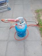 Gasfles met brander bitumen, Ophalen of Verzenden, Zo goed als nieuw