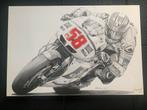 Marco Simoncelli Airbrush Schilderij, Verzamelen, Ophalen, Nieuw, Motoren