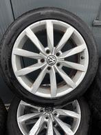 17” golf velgen + winterbanden “dijon” 225/45/17 winterset, Gebruikt, Banden en Velgen, 17 inch, Personenwagen