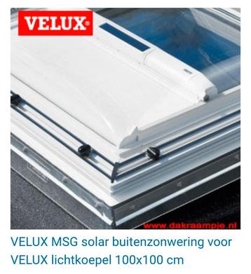 Velux MSG Solar buitenzonwering voor dakraam  100x100 beschikbaar voor biedingen