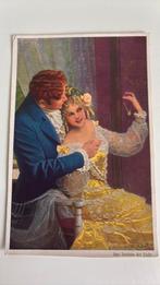 Hartje. Teken van de liefde. Jong koppel. 1921, Ophalen of Verzenden, Gelopen