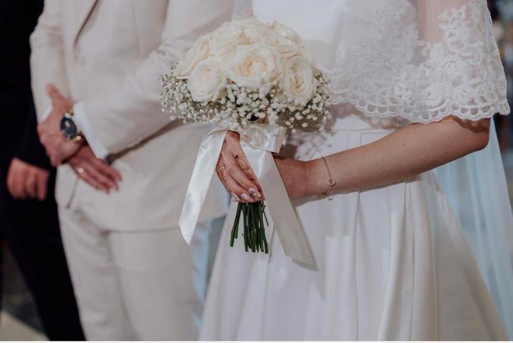 Prachtige Bruidssluier - Nieuw!, Kleding | Dames, Trouwkleding en Trouwaccessoires, Nieuw, Accessoires, Wit, Ophalen of Verzenden