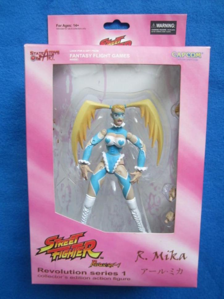 Streetfighter Street Fighter figuur Sodom, Viper, Mika Ibuki, Verzamelen, Speelgoed, Zo goed als nieuw, Ophalen of Verzenden