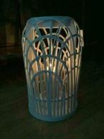 Riviera Maison landelijk windlicht lantaarn kandelaar, Huis en Inrichting, Ophalen, 25 tot 50 cm, Wit, Zo goed als nieuw