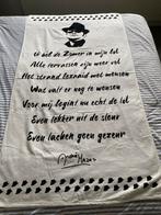 Andre Hazes handdoek 1,70 x 1,00 meter - nieuw, Huis en Inrichting, Ophalen of Verzenden, Zo goed als nieuw, Wit, Handdoek