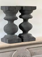 2 Oude Houten Balusters, Ophalen, Gebruikt