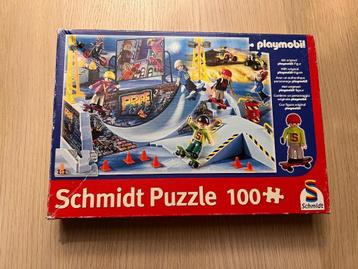 Playmobil puzzel, Skaterpark, 100 stukjes, 6+, Schmidt beschikbaar voor biedingen