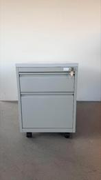 Ladeblok lichtgrijs met dossier lade, Minder dan 50 cm, 1 of 2 laden, Nieuw, Ophalen of Verzenden