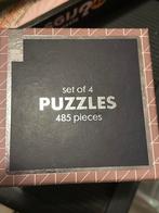 Hema set van 4 puzzels, Ophalen of Verzenden, Minder dan 500 stukjes, Zo goed als nieuw, Legpuzzel