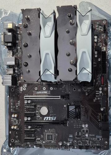 MSI Z370-A Pro + Intel i5 8400 + Gelid Phantom Black Koeler beschikbaar voor biedingen