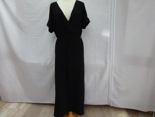 LADIES FASCHION zwarte soepel stretch jurk - maat XXL, Kleding | Dames, Grote Maten, Zo goed als nieuw, Jurk, Zwart, Verzenden