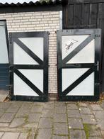 Gebruikte Boerendeuren met Kozijn, Doe-het-zelf en Verbouw, Deuren en Horren, Ophalen, Gebruikt, 80 tot 100 cm, Buitendeur