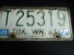 Kentekenplaat licenseplate Washington Truck 1963 USA, Auto's, Gebruikt, Ophalen of Verzenden