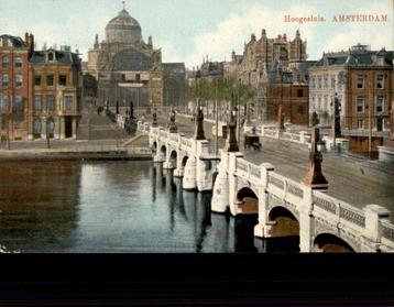 Amsterdam Hoogesluis met Paleis voor Volksvlijt st 1911 beschikbaar voor biedingen