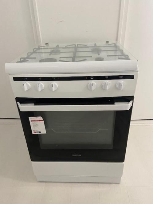 Inventum Gasfornuis met Oven, Witgoed en Apparatuur, Fornuizen, Zo goed als nieuw, Vrijstaand, Gas, 4 kookzones, 85 tot 90 cm
