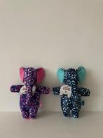 2x Baobab batik olifant knuffel Swaziland Zuid Afrika, Ophalen, Zo goed als nieuw, Olifant