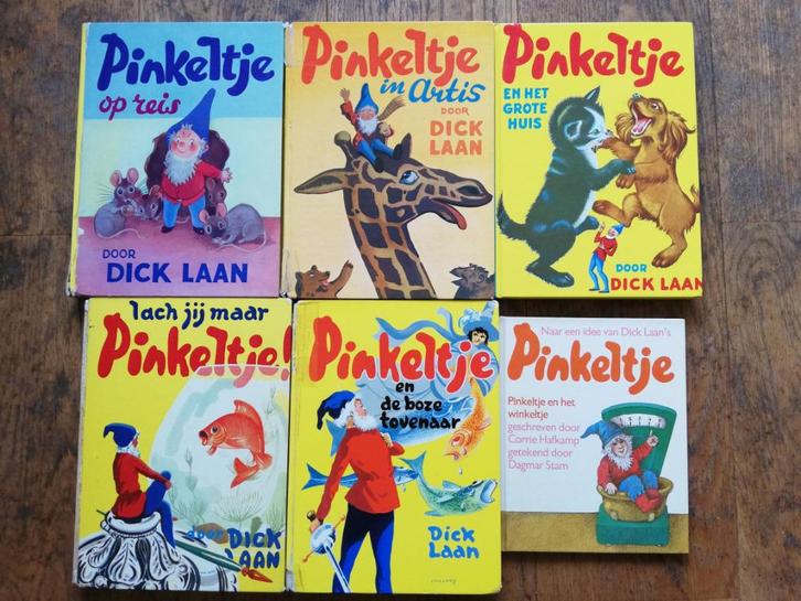 Pinkeltje van Dick Laan, 5 authentieke boeken in goede staat, Boeken, Kinderboeken | Jeugd | onder 10 jaar, Gelezen, Ophalen of Verzenden