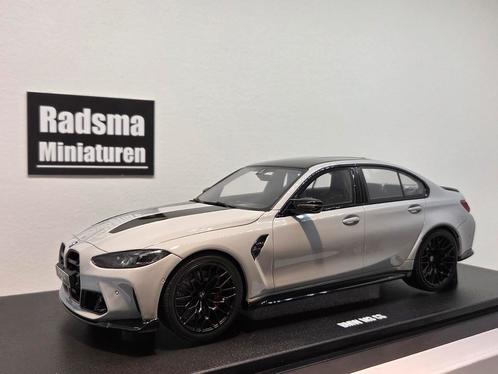 BMW M3 CS M 2024 (Brooklyn Grey) 1:18 GT-Spirit, Hobby en Vrije tijd, Modelauto's | 1:18, Nieuw, Auto, Ophalen of Verzenden
