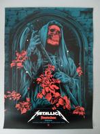 Poster Metallica Amsterdam 29-4-2023. Ca 31x42 cm, Ophalen of Verzenden, Rechthoekig Staand