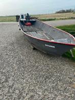 Te koop boot met buitenboordmotor, 6 meter of meer, Benzine, Staal, Buitenboordmotor