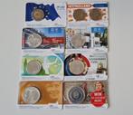 Coincards Nederland 8 stuks, Postzegels en Munten, Munten | Nederland, Ophalen of Verzenden, Koningin Beatrix, Euro's, Zilver